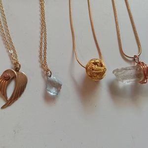 Lot of 4 Boho Necklaces